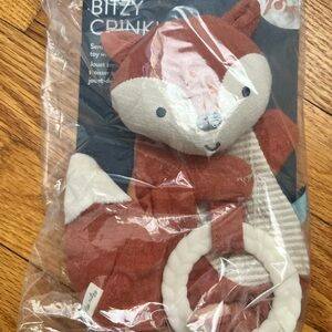 Itzy Ritzy Bitzy Crinkle Toy - Fox